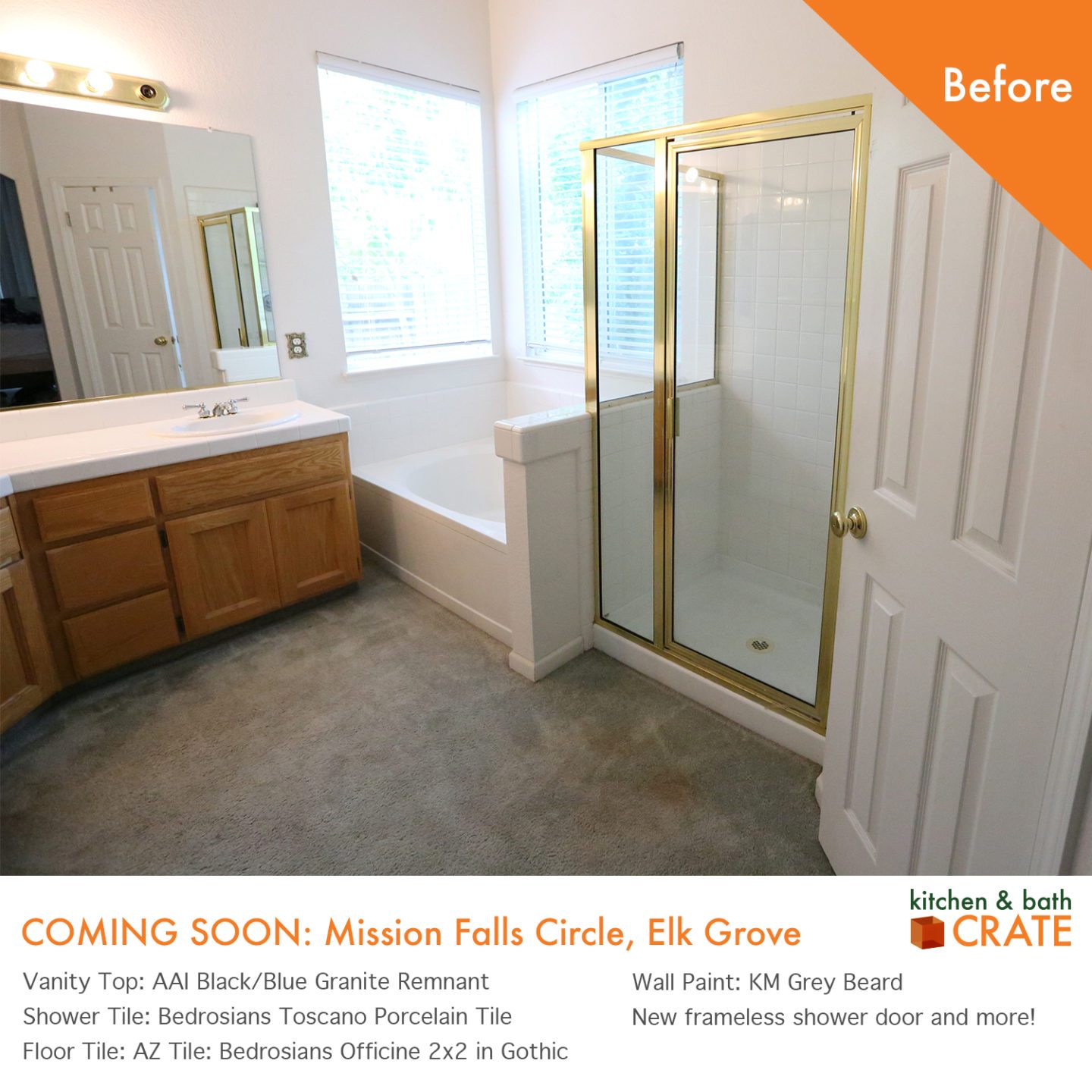 Bathcrate Mission Falls Circle Begins In Elk Grove Ca